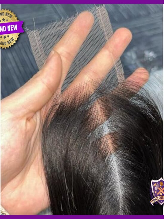 20 Inch Straight Human Hair HD Lace Closure Pre-Plucked Single Knots main image 5